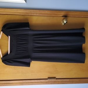 George jet black dress
